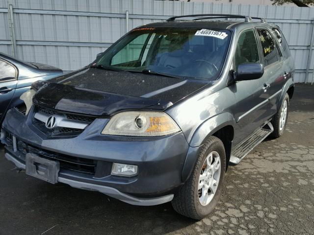 2HNYD18976H523918 - 2006 ACURA MDX TOURIN GRAY photo 2