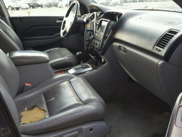 2HNYD18976H523918 - 2006 ACURA MDX TOURIN GRAY photo 5