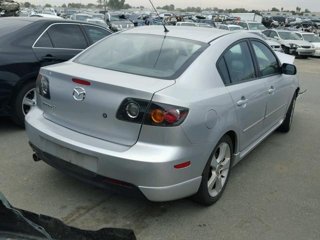 JM1BK323141190063 - 2004 MAZDA 3 S SILVER photo 4