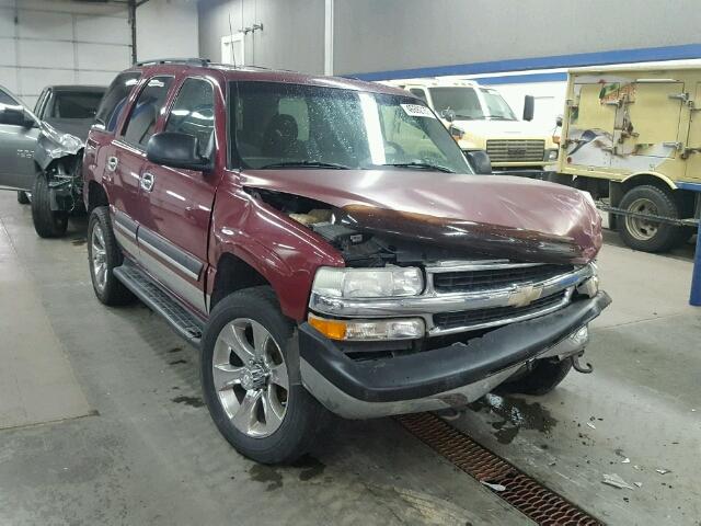 1GNEK13Z74J279812 - 2004 CHEVROLET TAHOE K150 MAROON photo 1