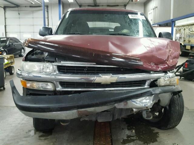 1GNEK13Z74J279812 - 2004 CHEVROLET TAHOE K150 MAROON photo 7