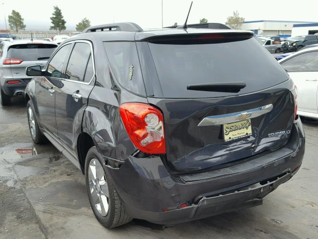 1GNALBEK5EZ123899 - 2014 CHEVROLET EQUINOX LT CHARCOAL photo 3