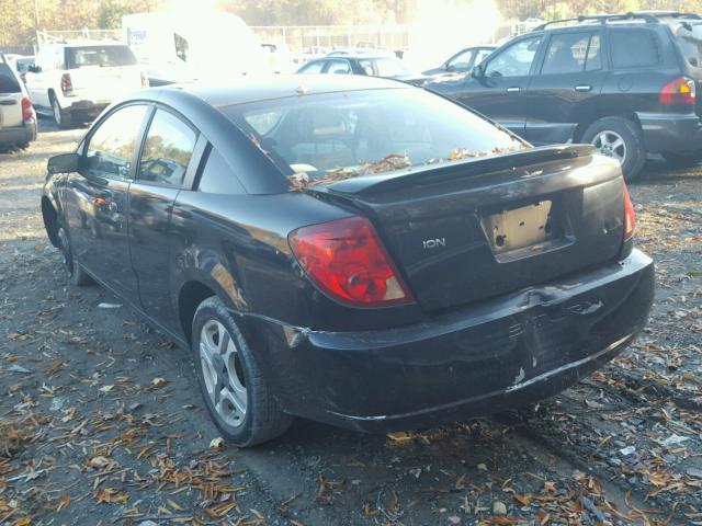 1G8AV14FX4Z115498 - 2004 SATURN ION LEVEL BLACK photo 3