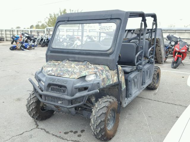 4XAWH7EA9D2293458 - 2013 POLARIS RANGER 800 BLACK photo 2