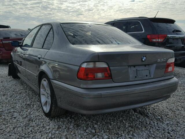 WBADT63473CK32296 - 2003 BMW 530 I AUTO GRAY photo 3