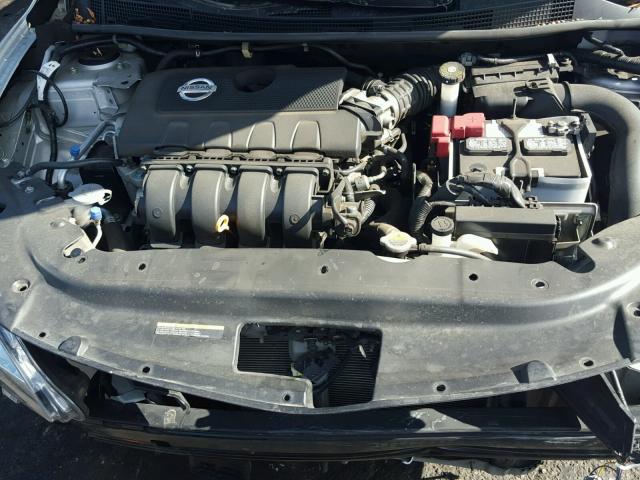 3N1AB7AP5EY217482 - 2014 NISSAN SENTRA S SILVER photo 7