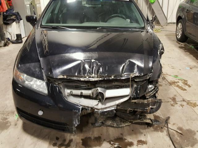 19UUA66215A004233 - 2005 ACURA TL BLACK photo 9