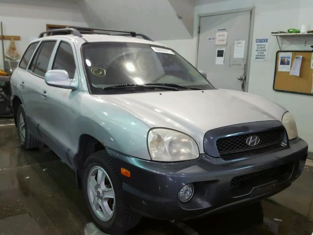 KM8SC73D82U269815 - 2002 HYUNDAI SANTA FE G SILVER photo 1