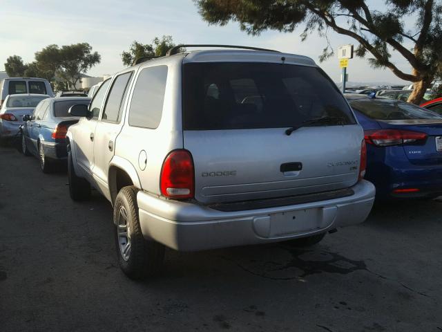 1D4HS48Z83F598317 - 2003 DODGE DURANGO SL WHITE photo 3