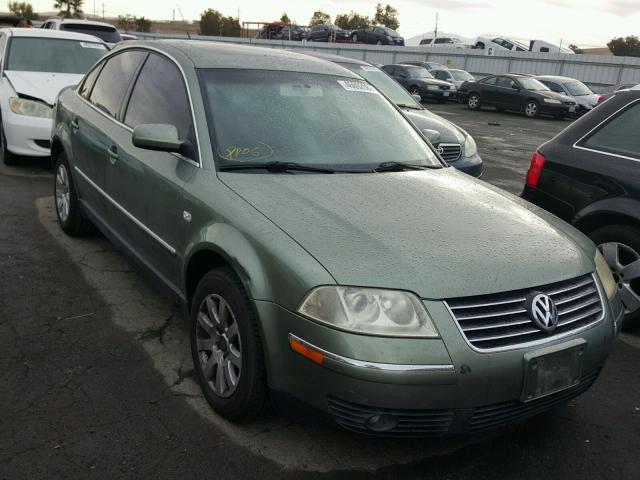 WVWPD63B92P240791 - 2002 VOLKSWAGEN PASSAT GLS GREEN photo 1