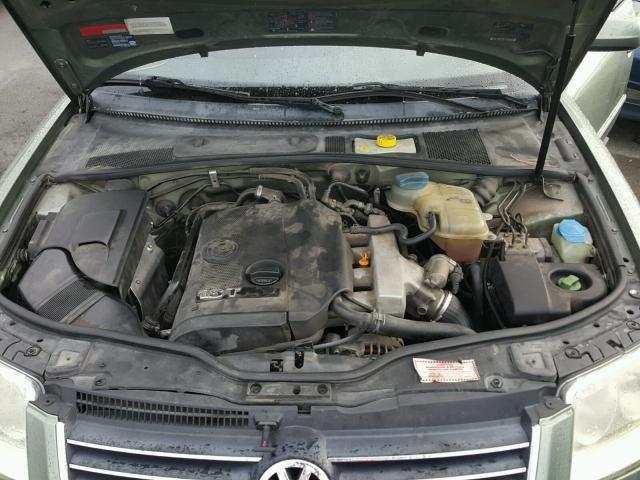 WVWPD63B92P240791 - 2002 VOLKSWAGEN PASSAT GLS GREEN photo 7