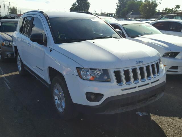 1C4NJCBA2FD104789 - 2015 JEEP COMPASS SP WHITE photo 1