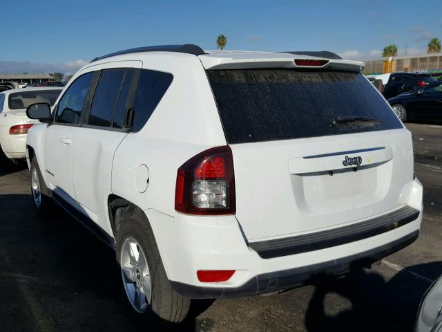 1C4NJCBA2FD104789 - 2015 JEEP COMPASS SP WHITE photo 3