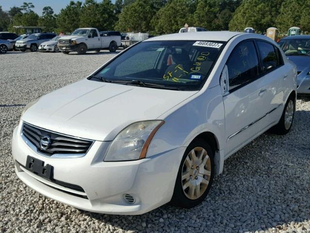 3N1AB6AP5BL618999 - 2011 NISSAN SENTRA 2.0 WHITE photo 2