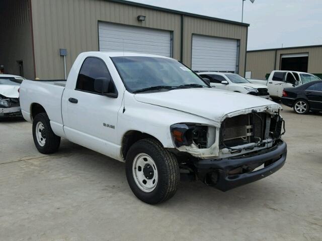 1D7HA16K18J196279 - 2008 DODGE RAM 1500 S WHITE photo 1