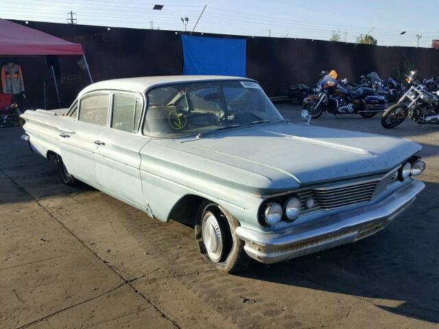 160S6657 - 1960 PONTIAC CATALINA BLUE photo 1