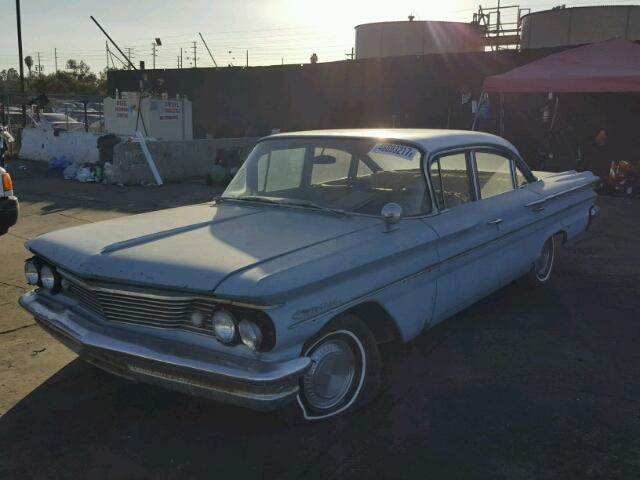 160S6657 - 1960 PONTIAC CATALINA BLUE photo 2