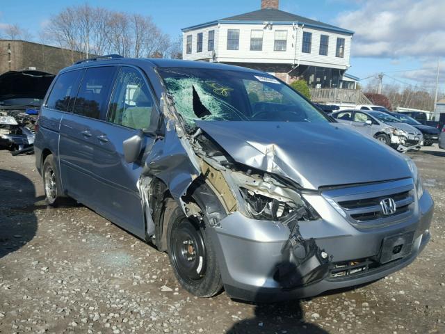 5FNRL38417B068276 - 2007 HONDA ODYSSEY EX TURQUOISE photo 1