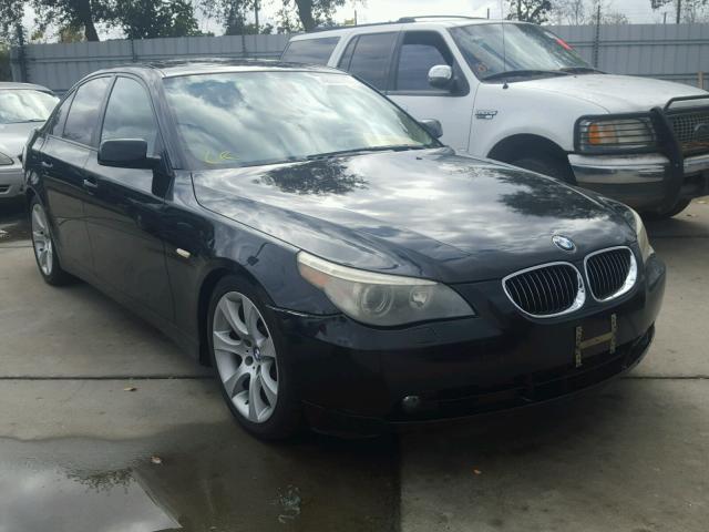 WBANB33594B110805 - 2004 BMW 545 I BLACK photo 1