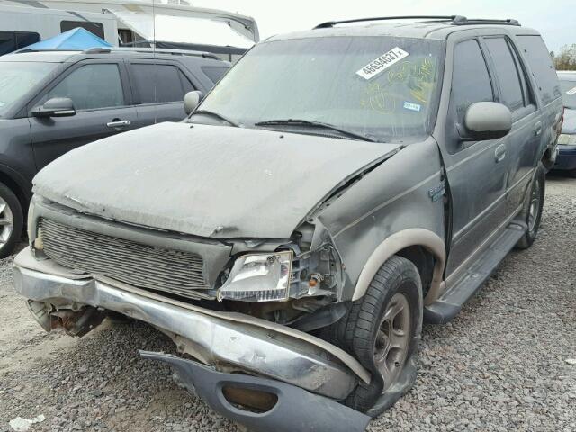 1FMRU17L8XLB86506 - 1999 FORD EXPEDITION GREEN photo 2