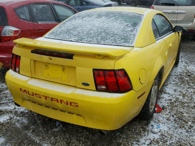 1FAFP40473F333979 - 2003 FORD MUSTANG YELLOW photo 4