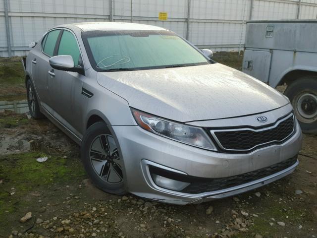 KNAGM4AD7C5017488 - 2012 KIA OPTIMA HYB SILVER photo 1