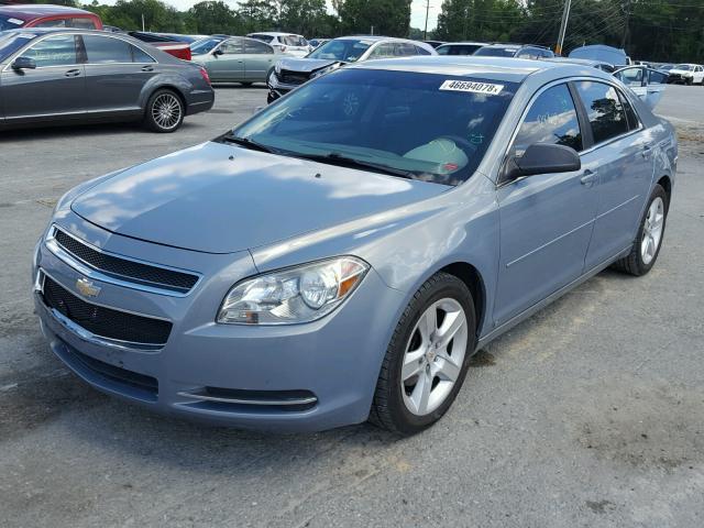 1G1ZG57B99F128134 - 2009 CHEVROLET MALIBU LS ვერცხლისფერი ფოტო 2