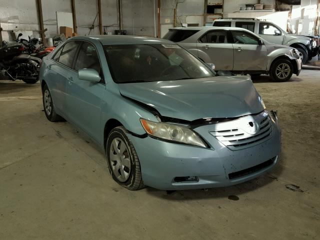 4T1BE46K78U762154 - 2008 TOYOTA CAMRY BLUE photo 1