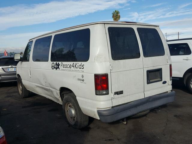 1FMRE11W44HA50162 - 2004 FORD ECONOLINE WHITE photo 3