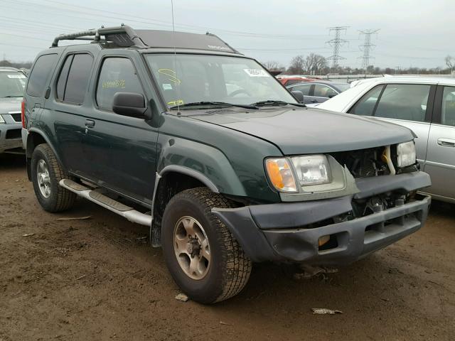 5N1ED28Y7YC548731 - 2000 NISSAN XTERRA XE GREEN photo 1