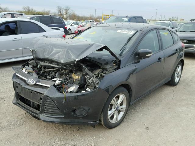 1FADP3K24DL332921 - 2013 FORD FOCUS SE BLACK photo 2