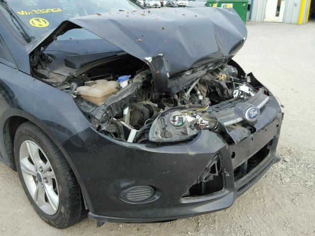 1FADP3K24DL332921 - 2013 FORD FOCUS SE BLACK photo 9