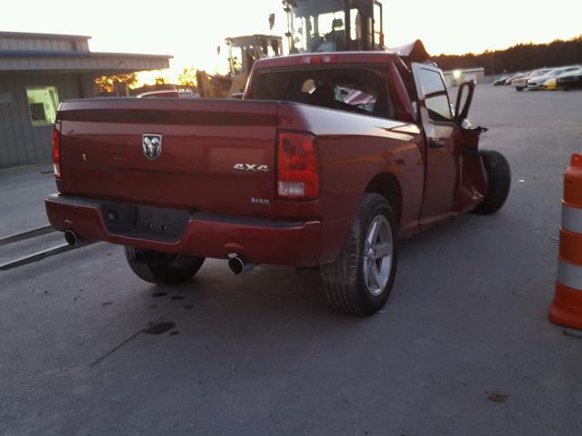 1C6RR7FT6ES226750 - 2014 RAM 1500 ST MAROON photo 4