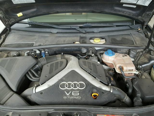 WAUCD64B14N103000 - 2004 AUDI A6 BLACK photo 7