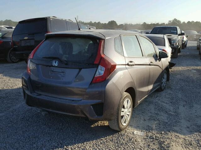 3HGGK5H59FM767245 - 2015 HONDA FIT LX CHARCOAL photo 4