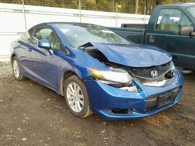 2HGFG3B83CH502934 - 2012 HONDA CIVIC EX BLUE photo 1