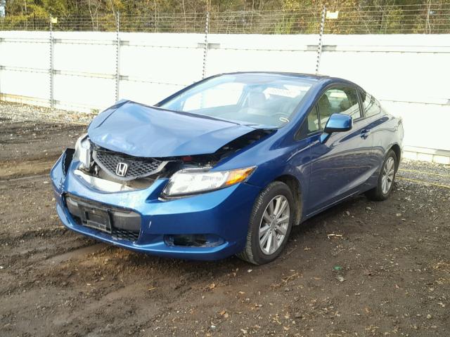 2HGFG3B83CH502934 - 2012 HONDA CIVIC EX BLUE photo 2