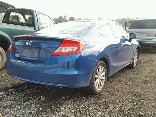 2HGFG3B83CH502934 - 2012 HONDA CIVIC EX BLUE photo 4