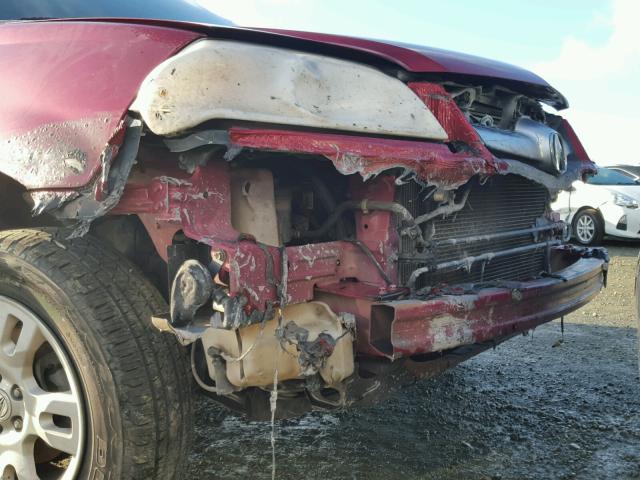 2HNYD18834H507428 - 2004 ACURA MDX TOURIN RED photo 9