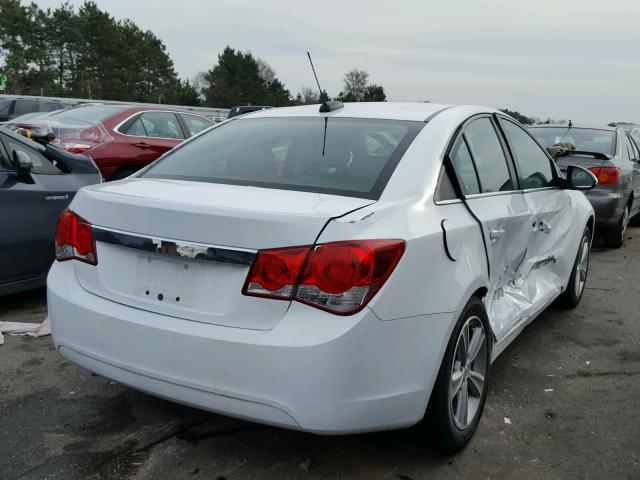 1G1PE5SB6F7154989 - 2015 CHEVROLET CRUZE LT WHITE photo 4