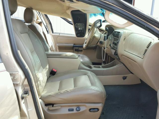 1FMZU67K85UA70718 - 2005 FORD EXPLORER S 金色 照片 5
