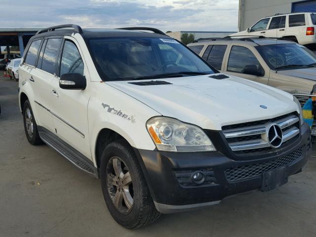 4JGBF71E97A184932 - 2007 MERCEDES-BENZ GL 450 4MA WHITE photo 1