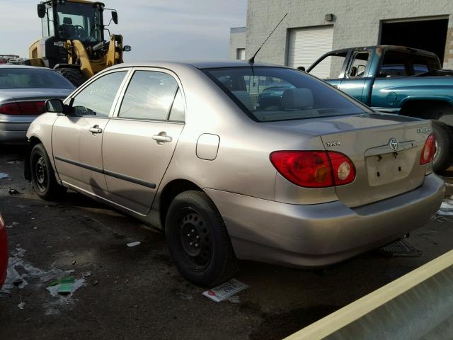 1NXBR32E93Z049148 - 2003 TOYOTA COROLLA CE TAN photo 3