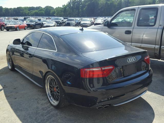 WAURV78T99A041957 - 2009 AUDI S5 QUATTRO BLACK photo 3