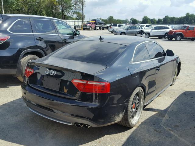 WAURV78T99A041957 - 2009 AUDI S5 QUATTRO BLACK photo 4