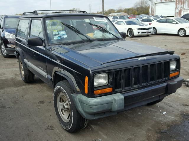 1J4FF47S81L598730 - 2001 JEEP CHEROKEE S BLACK photo 1