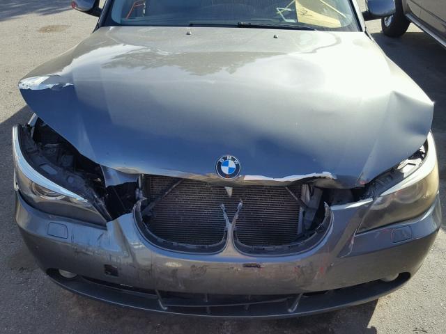 WBANA73554B808970 - 2004 BMW 530 I GRAY photo 7