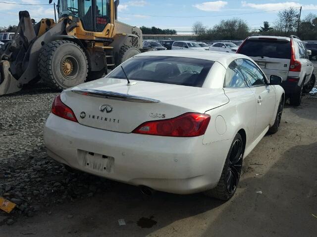 JN1CV6FE2EM900454 - 2014 INFINITI Q60 BASE WHITE photo 4