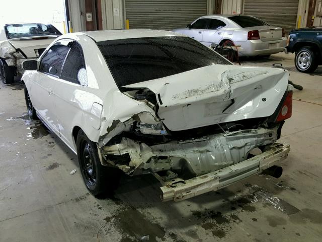 1HGEM21902L080504 - 2002 HONDA CIVIC EX WHITE photo 3