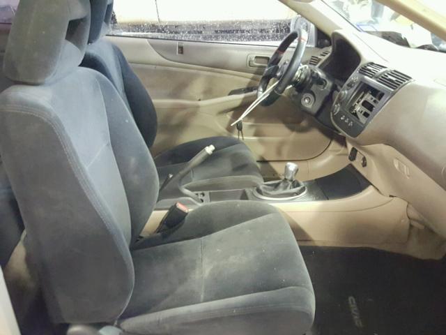 1HGEM21902L080504 - 2002 HONDA CIVIC EX Ağ foto 5